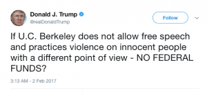 Donald Trump Tweet